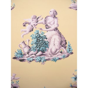 Vintage Wallpaper  by the metre -  1930s  Wallpaper - Antique  1930s Wallpaper