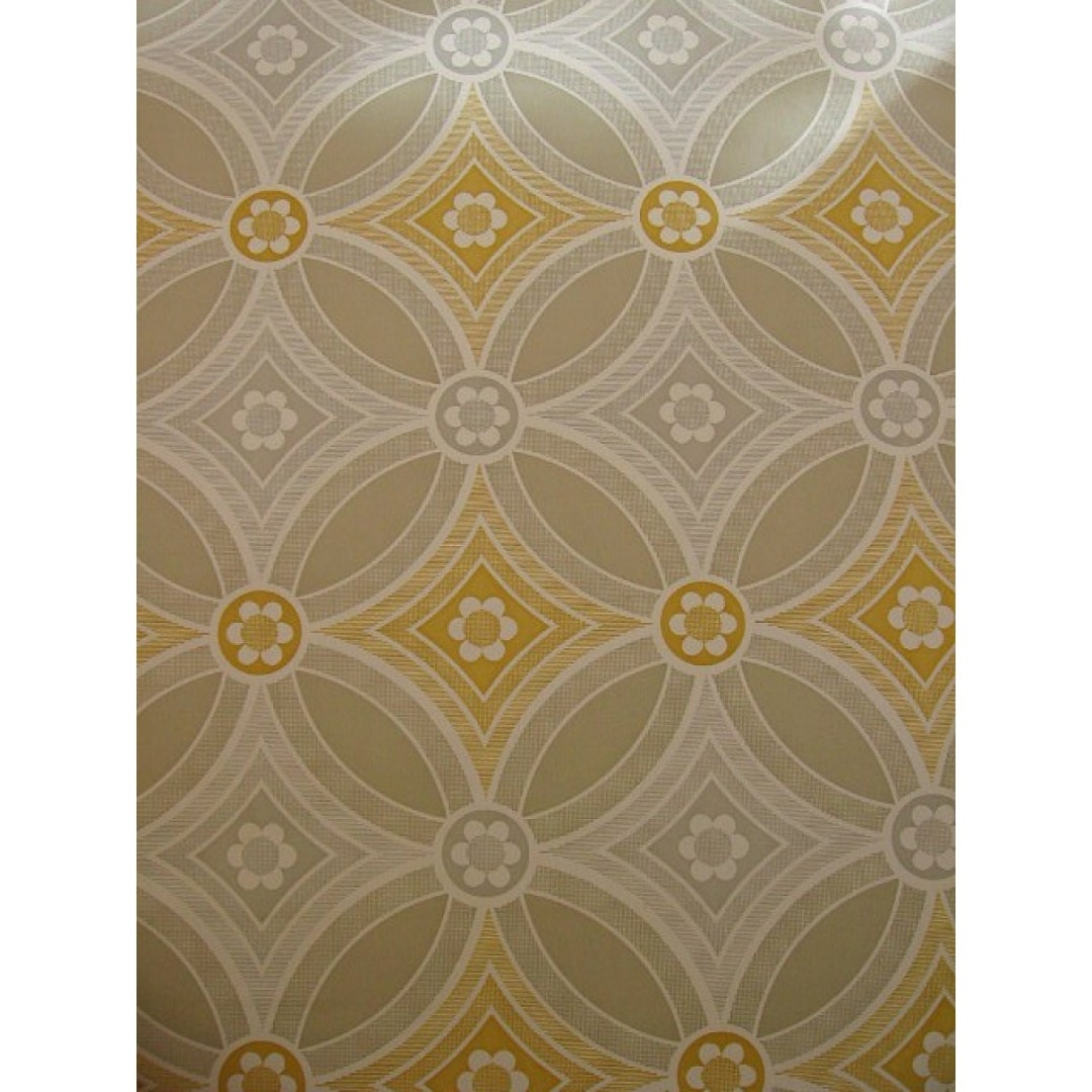 Vintage Wallpaper by the Metre 70s Wallpaper Vymura Classic Vintage