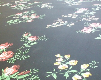 Vintage Wallpaper  by the metre  - 40s  Wallpaper - Vintage floral wallpaper wallcovering / cas ant 5
