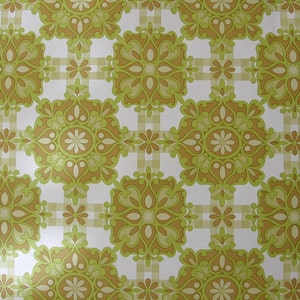 Carta da parati vintage al metro - Carta da parati in vinile anni '70 - Heidi di Nairn Wallcovering / cas 11