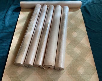 Authentic Original Vintage Wallpapers - Original 70s geometric Wallpaper (more greenish shade)
