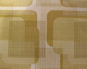 Vintage Wallpaper  by the Metre  - geometric space age wallpaper from 70s - vintage wallpaper - cas 14