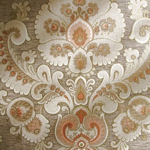 Vintage Wallpaper  by the Metre  - 70s  Wallpaper - damask vintage wallpaper / cas 13