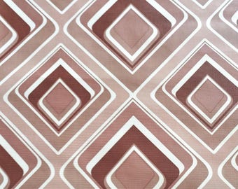 Authentic Original Vintage Wallpapers - Vintage Vinyl 70s Wallpaper. By the meter
