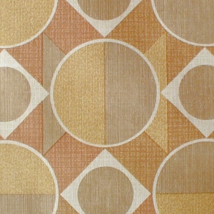 Papel de parede vintage por metro - Papel de parede dos anos 70 - papel de parede geométrico vintage | cas 65
