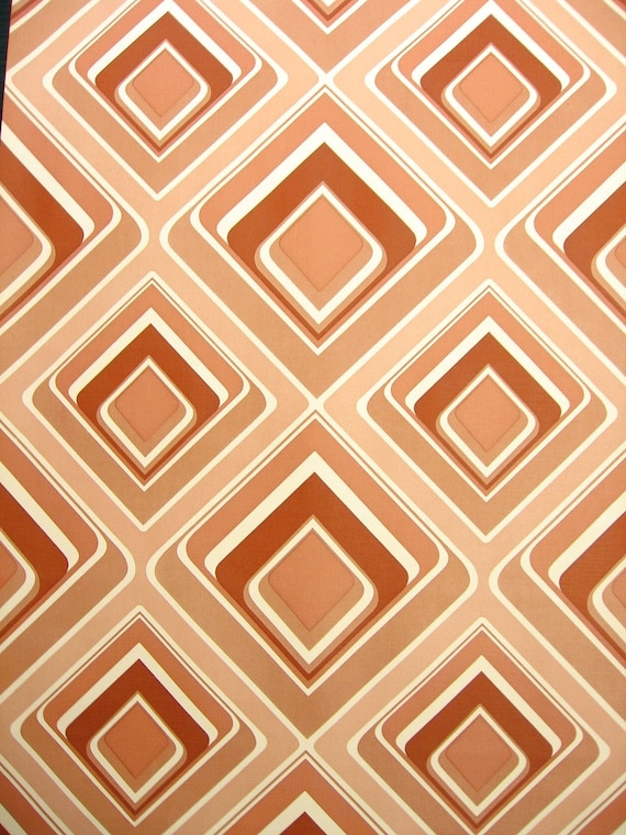Vintage Wallpaper by the Metre 70s Wallpaper 70s Vinyl Wallpaper