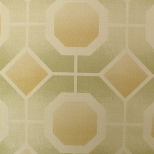 Vintage Wallpaper  by the Metre  - 70s  Wallpaper - geometric vintage wallpaper / cas 14