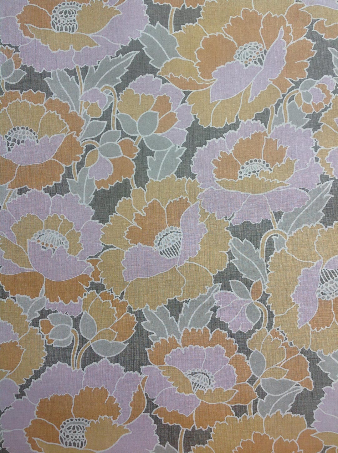 Authentic Original Vintage Wallpapers - Vintage VINYL 1970s Wallpaper ...