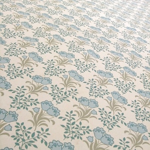 Vintage Wallpaper  by the Metre  - 70s  Wallpaper - 1970S FLORAL WALLPAPER / cas 11