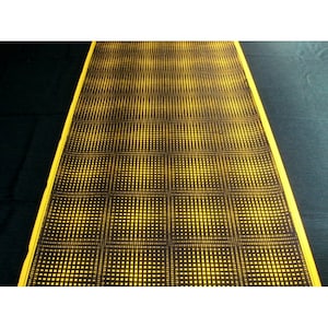 Carta da parati vintage al metro - Carta da parati anni '70 - Bridget Riley - Omaggio giallo / cas 18