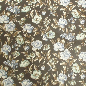 Carta da parati vintage al metro - Carta da parati anni '70 - Carta da parati floreale anni '70 / cas 65