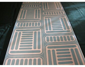 Vintage Wallpaper  by the Metre  - 70s  Wallpaper - Mylar design 70s Wallpaper / cas 110