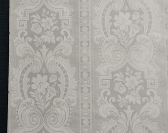 Authentic Original Vintage Wallpapers - Vintage damask Wallpaper - 1960s