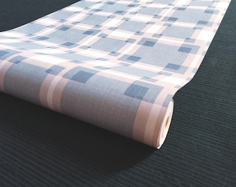 Authentic Original Vintage Wallpapers - Vintage Geometric VINYL Wallpaper - 1970s Limonta, Italian wallpaper