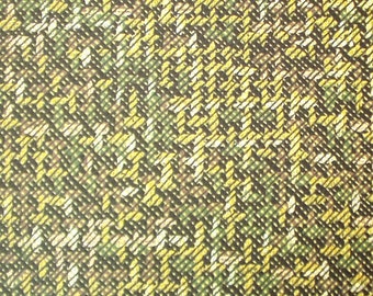 Authentische Original Vintage Tapeten - Strukturtapete aus den 1950er Jahren - Vintage Geometrischer Druck, Meterware