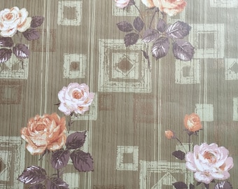Vintage Wallpaper. Authentic from 70s. By the meter.