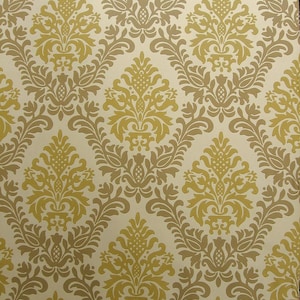 Vintage Wallpaper  by the Metre  - 70s  Wallpaper - Vintage wallpaper damask wallcovering | cas 65