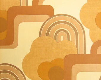 Original Vintage Wallpaper  by the Metre  -  vintage funky 60s 70s Wallpaper | cas st 1