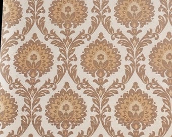 Authentic Original Vintage Wallpapers - Carta da parati damascata vinilica vintage anni 70