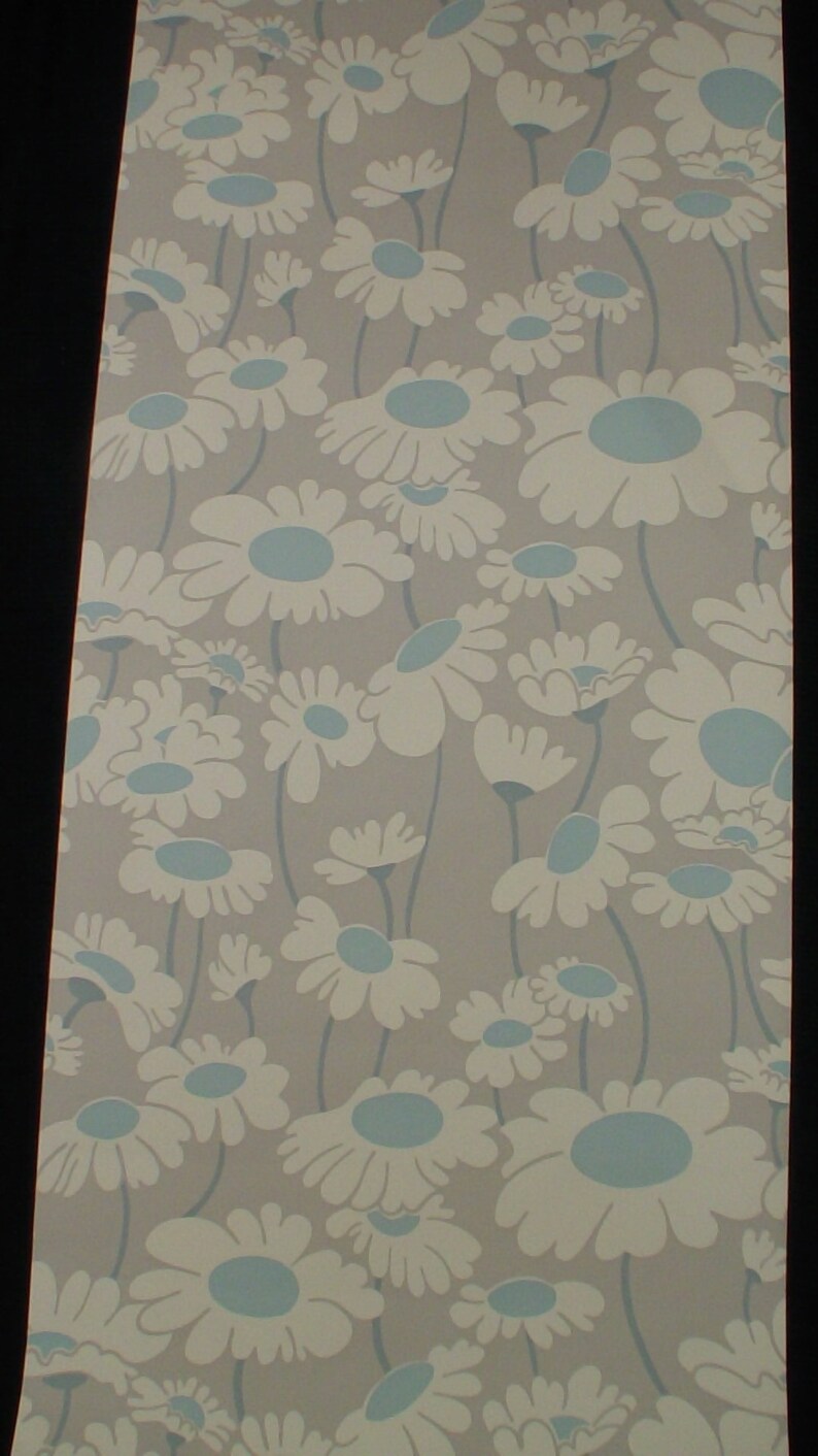 Carta da parati vintage al metro - Carta da parati anni '70 di LIMONTA - Carta da parati in vinile italiana anni '70 / cas 14 image 5