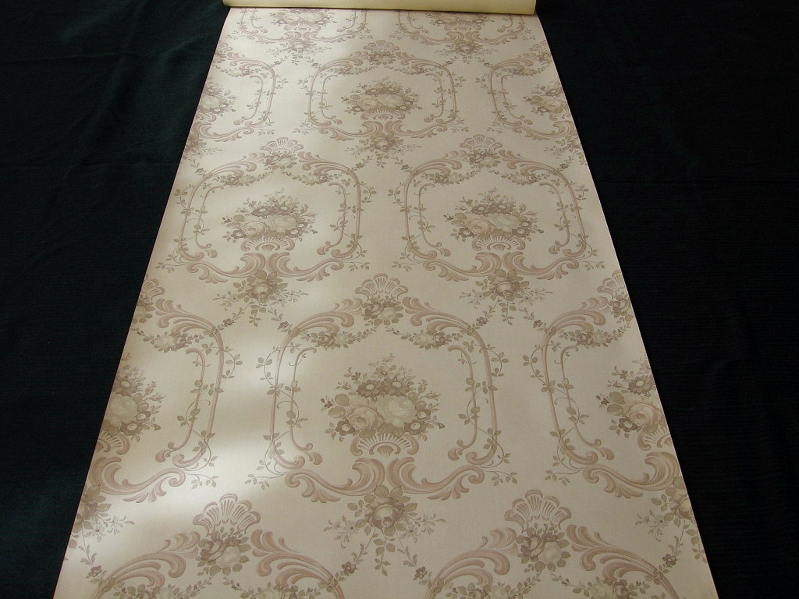 Vintage Wallpaper by the Metre 70s Vinyl Wallpaper Vinyl - Etsy