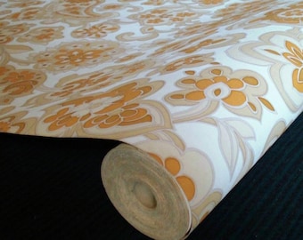 Authentic Original Vintage Wallpapers - Vintage Vinyl Wallpaper – 1970s, By The Meter