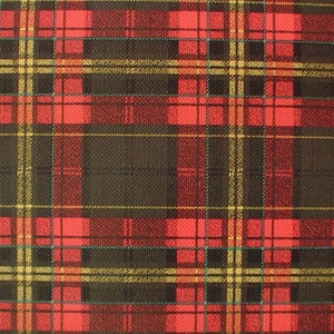 Carta da parati vintage originale al metro -- - carta da parati vintage in tartan anni '50 / su9-