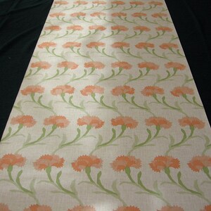 Vintage Wallpaper  by the Metre  - 70s Vinyl  Wallpaper - Red flowers  | cas 7 anita D cas 118
