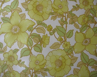 Vintage Wallpaper  by the Metre  - 70s Vinyl  Wallpaper - Sharon Vinyl Wallcovering by NAIRN / cas 118