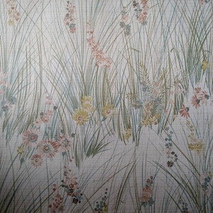 Vintage Wallpaper  by the Metre  - 70s  Wallpaper -  70s Floral Vinyl Wallpaper (2nd version) | cas 21 | cas 23