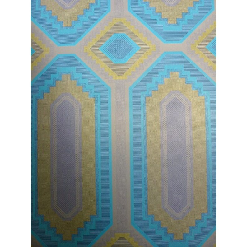 Vintage Wallpaper by the Metre 70s Wallpaper Vymura Etsy