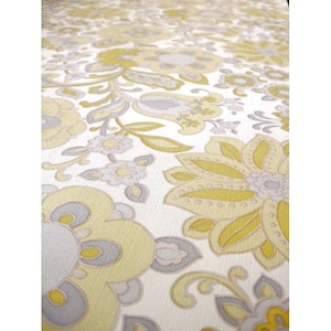Vintage Wallpaper  by the Metre  - 70s  Wallpaper - 70s flower Wallpaper | cas 4
