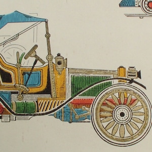 Carta da parati vintage al metro - Carta da parati anni '60 - auto d'epoca e d'epoca - Carta da parati anni '60 cas 101