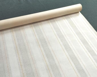 Authentic Original Vintage Wallpapers - Vintage stripes Wallpaper By The Meter, 1960s
