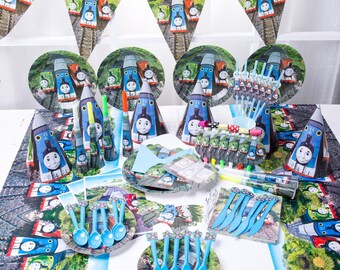 Thomas The Train Birthday Decorations Etsy