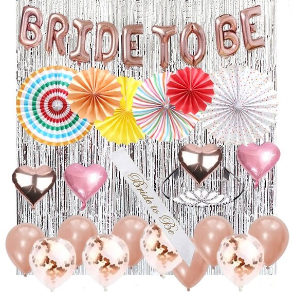 Silver Glitter Bride Shower Packagebachelorette Party Etsy