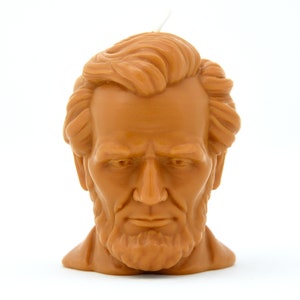 Abraham Lincoln head candle