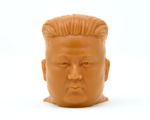 Kim Jong Un Head Candle Novelty Gift Candles North Korea Etsy