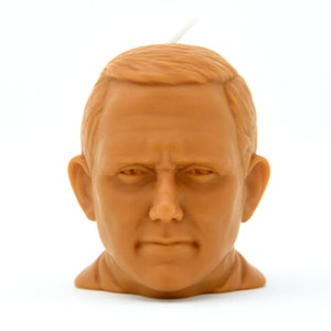Mike Pence head candle hilarious gift for LTBTQ Pride, Equal Rights looks like former Vice President of the United States of America