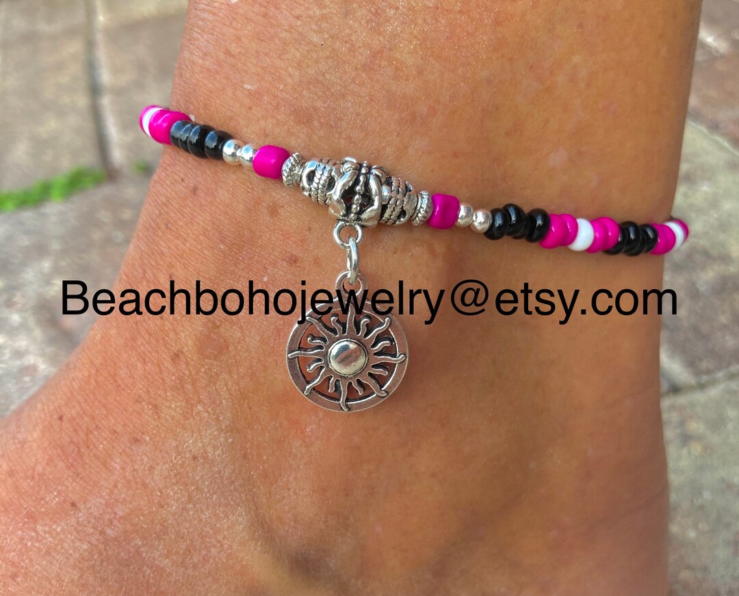 Ankle Bracelet, Anklet, Beaded Anklet, Boho Anklet, Womans Anklet