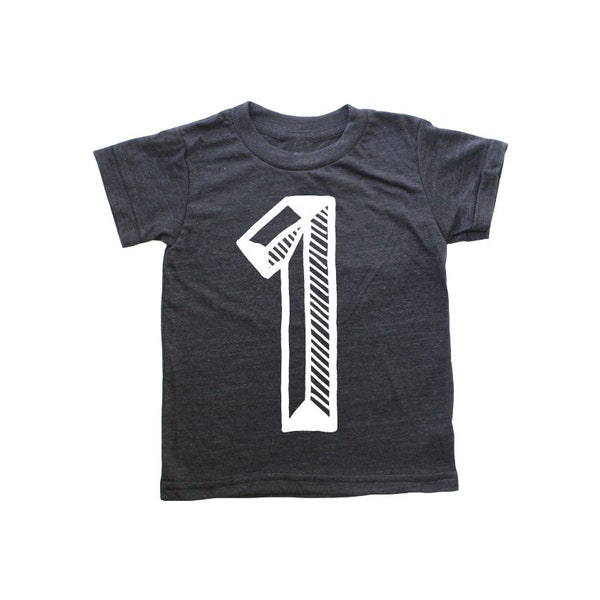 1, Black and White, First Birthday Shirt, Number One Shirt, One shirt, First Birthday Outfit, First Birthday Shirt Girl boy