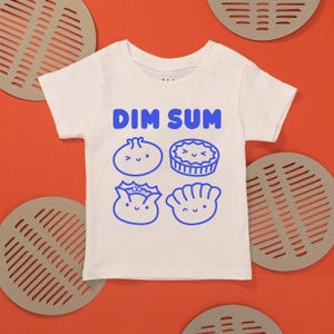 Kids Kawaii Shirt, Dim Sum Kawaii Shirt, Organic Kids shirt, Gender Neutral Kids Outfit, Kawaii Shirt Girl Boy, AANHPI Tee