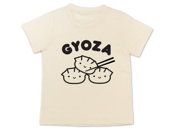 Gyoza Kawaii Shirt, Kids Kawaii Shirt, Organic Kids shirt, Gender Neutral Kids Outfit, Kawaii Shirt Girl Boy, AANHPI Tee