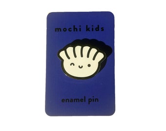 Kawaii Gyoza Enamel Pin, Gyoza pin, Jean Jacket Pin, Kawaii Pin, Dim Sum Pin, Dumpling Pin, Lapel Pin, Cute Pin, Backpack Pin, Hat Pin