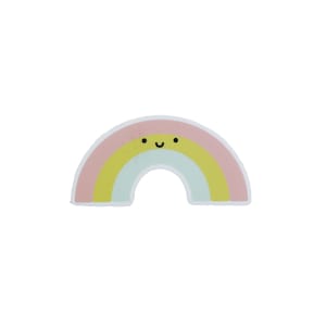 Kawaii Rainbow Vinyl Sticker, Kawaii Sticker, Laptop Sticker, Weatherproof Sticker, Water Bottle Sticker, Rainbow Sticker, Cute Sticker
