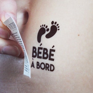 Tatoo Bebe A Bord Pour Annonce De Grossesse Originale Pour Etsy Tatoo Bebe A Bord Pour Annonce De Grossesse Originale Pour Etsy