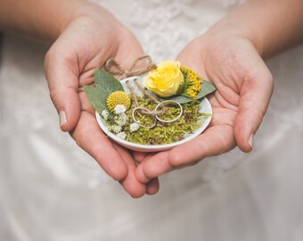 Wedding ring door in pastel pink porcelain porcelain spirit boho vintage chic romantic country unique and artisanal manufacture