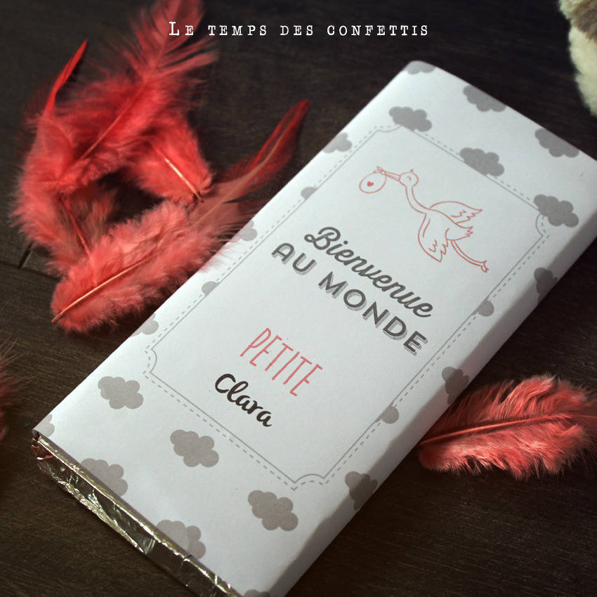Emballage Pour Tablette De Chocolat Personnalise A Offrir Pour Etsy