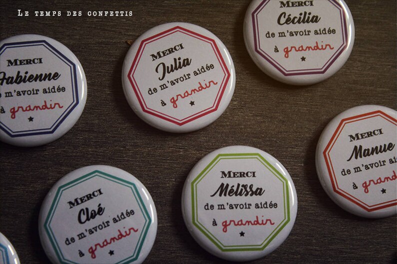 Magnet aimant en cadeau de fin d'année pour école crèche ...