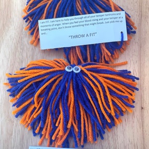 Florida Gators Gag Gift, Gators Throw A Fit Dolls, Temper Tantrum Gag Gift, Florida Gators Funny Gift, Gameday Gag Gift, Orange and Blue